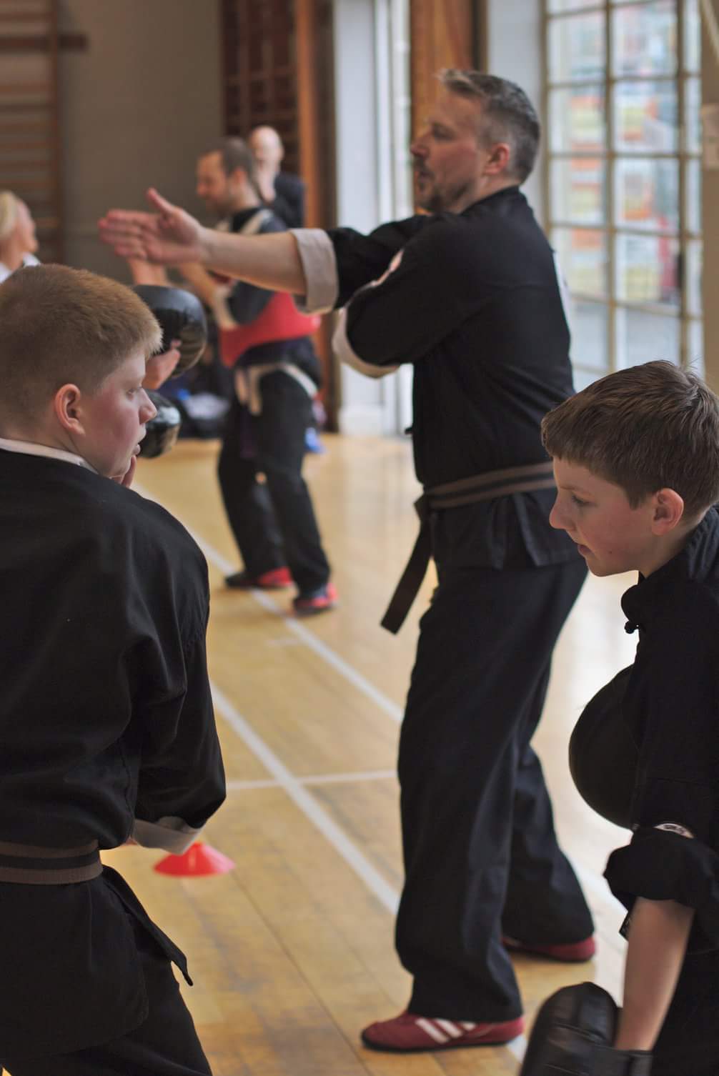 adult and kids training at Fusion Kung Fu
