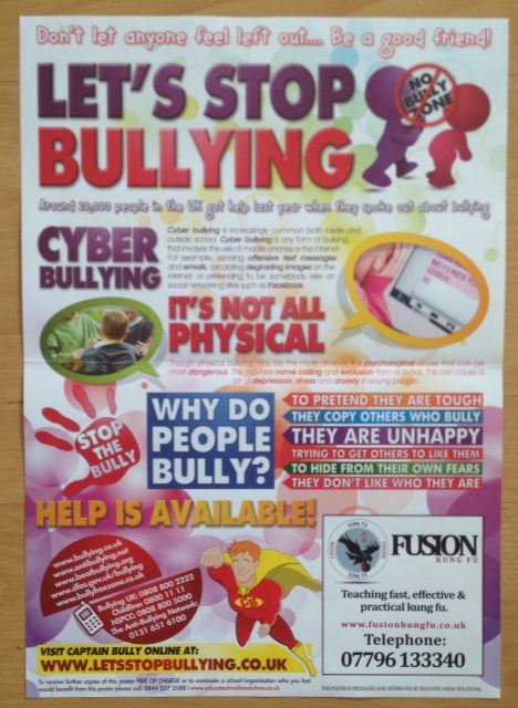lets stop bullying poster